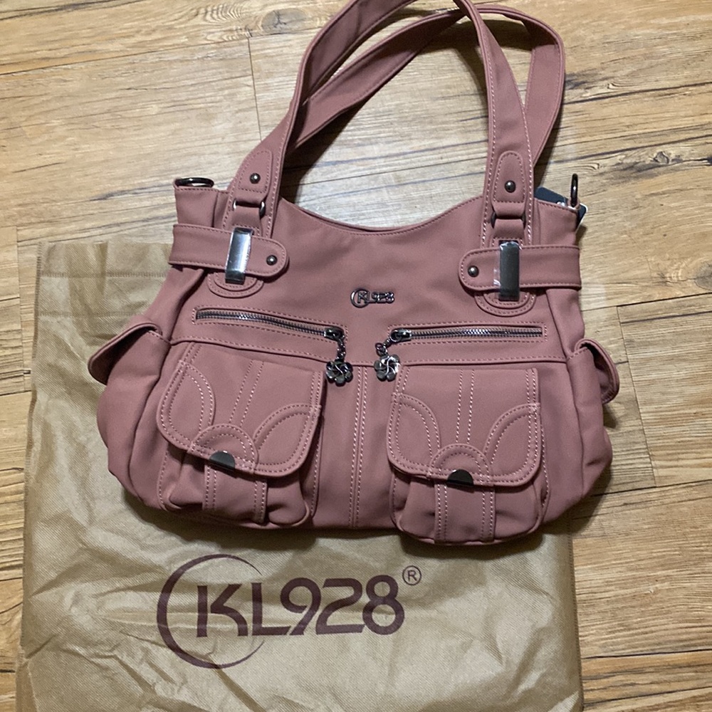 NWT Kl928 Tote Bag Dusty Rose